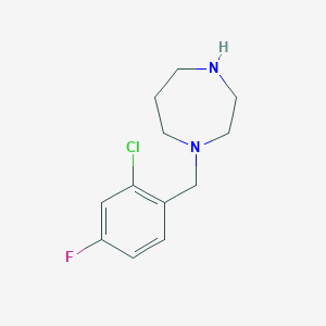1-[(2-Chloro-4-fluorophenyl)methyl]-1,4-diazepane