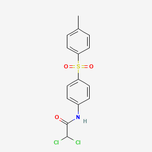 2,2-dichloro-N-{4-[(4-methylphenyl)sulfonyl]phenyl}acetamide