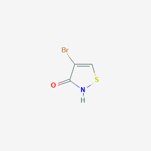 molecular formula C3H2BrNOS B2500042 4-Bromoisothiazole-3(2H)-one CAS No. 25629-52-1
