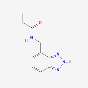 molecular formula C10H10N4O B2500085 N-(2H-Benzotriazol-4-ylmethyl)prop-2-enamide CAS No. 2411244-55-6