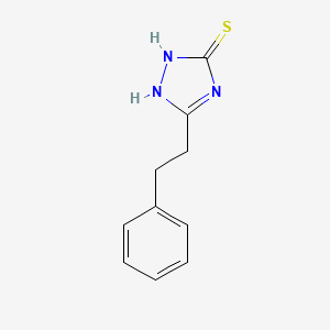 molecular formula C10H11N3S B2500144 5-phenethyl-4H-1,2,4-triazole-3-thiol CAS No. 911208-65-6