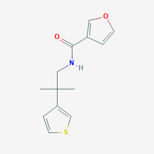molecular formula C13H15NO2S B2500249 N-(2-methyl-2-(thiophen-3-yl)propyl)furan-3-carboxamide CAS No. 2319788-68-4