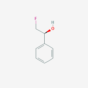 molecular formula C8H9FO B2500261 (S)-2-fluoro-1-phenylethan-1-ol CAS No. 110229-74-8
