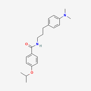 N-(3-(4-(dimethylamino)phenyl)propyl)-4-isopropoxybenzamide