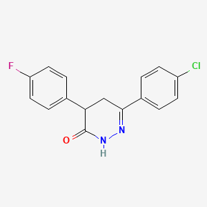 6-(4-Chlorophenyl)-4-(4-fluorophenyl)-2,3,4,5-tetrahydropyridazin-3-one