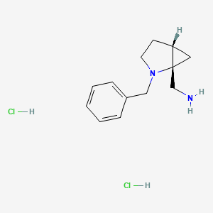[(1S,5R)-2-benzyl-2-azabicyclo[3.1.0]hexan-1-yl]methanamine dihydrochloride