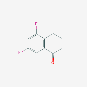 molecular formula C10H8F2O B025004 5,7-Difluoro-3,4-dihydronaphthalen-1(2H)-one CAS No. 110931-79-8