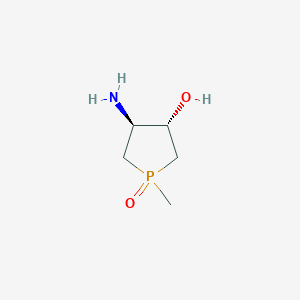 (3S,4S)-4-Amino-1-methyl-1-oxo-1lambda5-phospholan-3-ol