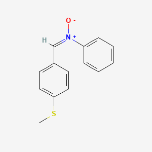 (E)-N-(4-(methylthio)benzylidene)aniline oxide