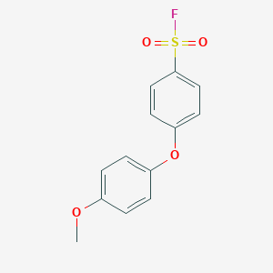 molecular formula C13H11FO4S B2500435 4-(4-Methoxyphenoxy)benzenesulfonyl fluoride CAS No. 2137579-19-0