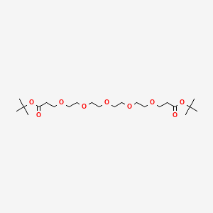 molecular formula C22H42O9 B2500672 Bis-PEG5-t-butyl ester CAS No. 439114-12-2