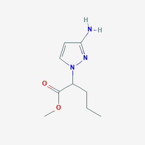 Methyl 2-(3-aminopyrazol-1-yl)pentanoate