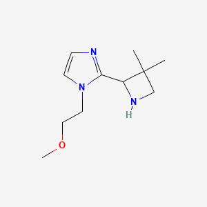 2-(3,3-dimethylazetidin-2-yl)-1-(2-methoxyethyl)-1H-imidazole