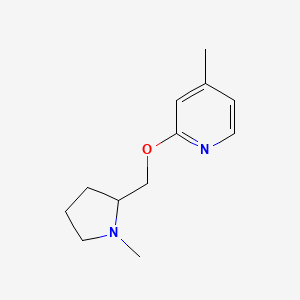 4-Methyl-2-[(1-methylpyrrolidin-2-yl)methoxy]pyridine