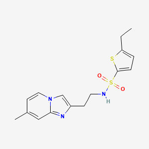 5-ethyl-N-(2-(7-methylimidazo[1,2-a]pyridin-2-yl)ethyl)thiophene-2-sulfonamide