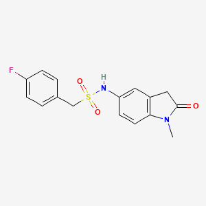 1-(4-fluorophenyl)-N-(1-methyl-2-oxoindolin-5-yl)methanesulfonamide