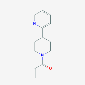 1-(4-Pyridin-2-ylpiperidin-1-yl)prop-2-en-1-one
