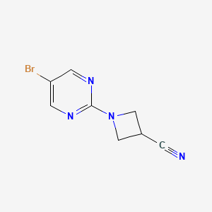1-(5-Bromopyrimidin-2-yl)azetidine-3-carbonitrile