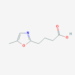 4-(5-Methyl-1,3-oxazol-2-yl)butanoic acid