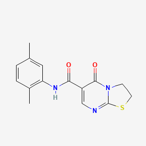N-(2,5-dimethylphenyl)-5-oxo-3,5-dihydro-2H-thiazolo[3,2-a]pyrimidine-6-carboxamide
