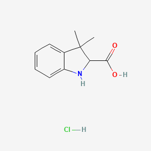 3,3-Dimethylindoline-2-carboxylic acid hydrochloride