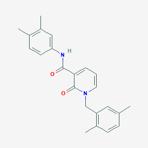 1-(2,5-dimethylbenzyl)-N-(3,4-dimethylphenyl)-2-oxo-1,2-dihydropyridine-3-carboxamide