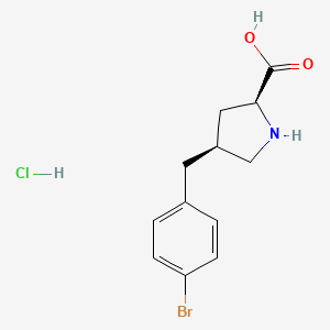 (4S)-4-(4-Bromo-benzyl)-l-proline hcl