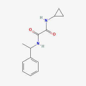 N-cyclopropyl-N'-(1-phenylethyl)oxamide