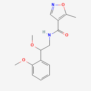 N-(2-methoxy-2-(2-methoxyphenyl)ethyl)-5-methylisoxazole-4-carboxamide