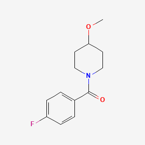 molecular formula C13H16FNO2 B2501090 1-(4-fluorobenzoyl)-4-methoxypiperidine CAS No. 1179879-59-4
