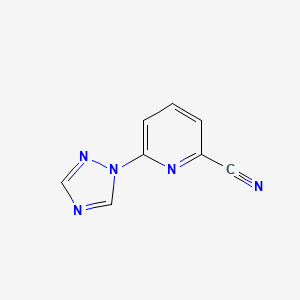 6-(1H-1,2,4-Triazol-1-YL)pyridine-2-carbonitrile