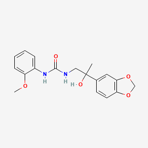 1-(2-(Benzo[d][1,3]dioxol-5-yl)-2-hydroxypropyl)-3-(2-methoxyphenyl)urea