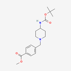 Methyl 4-[4-(tert-butoxycarbonylamino)piperidin-1-yl]methylbenzoate