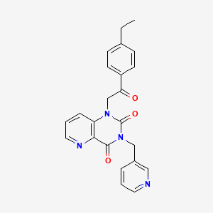 1-(2-(4-ethylphenyl)-2-oxoethyl)-3-(pyridin-3-ylmethyl)pyrido[3,2-d]pyrimidine-2,4(1H,3H)-dione