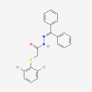 2-[(2,6-dichlorophenyl)sulfanyl]-N'-(diphenylmethylene)acetohydrazide
