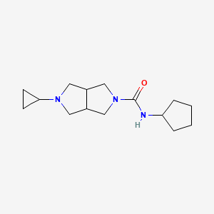 N-cyclopentyl-5-cyclopropylhexahydropyrrolo[3,4-c]pyrrole-2(1H)-carboxamide