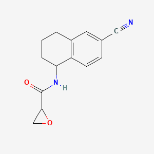 N-(6-Cyano-1,2,3,4-tetrahydronaphthalen-1-yl)oxirane-2-carboxamide