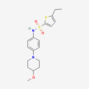 5-ethyl-N-(4-(4-methoxypiperidin-1-yl)phenyl)thiophene-2-sulfonamide