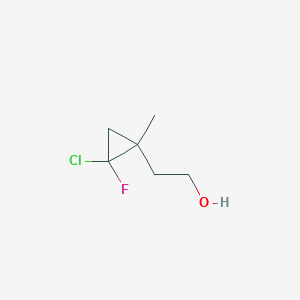 2-(2-Chloro-2-fluoro-1-methylcyclopropyl)ethan-1-ol