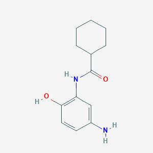 N-(5-amino-2-hydroxyphenyl)cyclohexanecarboxamide