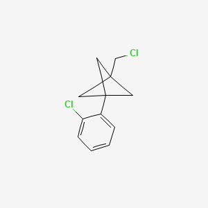 1-(Chloromethyl)-3-(2-chlorophenyl)bicyclo[1.1.1]pentane