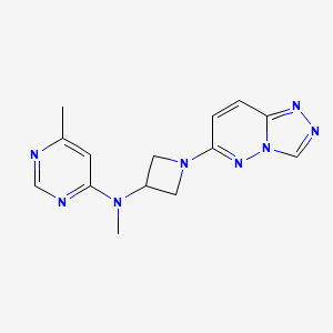 N,6-dimethyl-N-(1-{[1,2,4]triazolo[4,3-b]pyridazin-6-yl}azetidin-3-yl)pyrimidin-4-amine