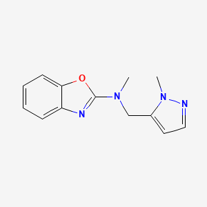 N-methyl-N-((1-methyl-1H-pyrazol-5-yl)methyl)benzo[d]oxazol-2-amine