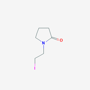 molecular formula C6H10INO B2501299 1-(2-Iodoethyl)-2-pyrrolidinone CAS No. 713521-27-8