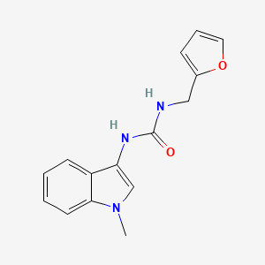 1-(furan-2-ylmethyl)-3-(1-methyl-1H-indol-3-yl)urea