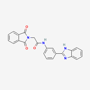 N-(3-(1H-benzo[d]imidazol-2-yl)phenyl)-2-(1,3-dioxoisoindolin-2-yl)acetamide