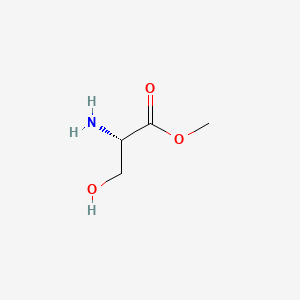 molecular formula C4H9NO3 B2501324 Serine methyl ester CAS No. 2788-84-3; 5680-80-8