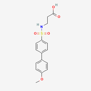 molecular formula C16H17NO5S B2501385 Methyl N-Boc-thiazolidine-2-carboxylate CAS No. 885269-51-2