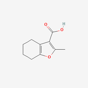 molecular formula C10H12O3 B2501560 2-Methyl-4,5,6,7-tetrahydrobenzofuran-3-carboxylic acid CAS No. 65384-02-3