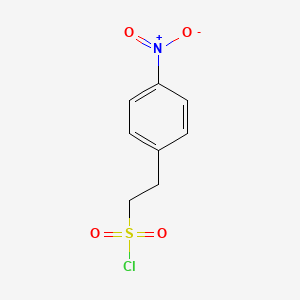 molecular formula C8H8ClNO4S B2501565 2-(4-nitrophenyl)ethanesulfonyl Chloride CAS No. 80259-15-0